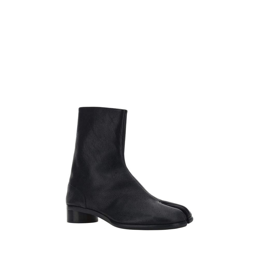 Margiela Black Camel Hair  Boots - Luxe Nova