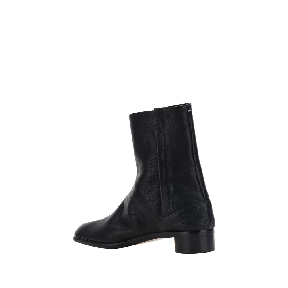 Margiela Black Camel Hair  Boots - Luxe Nova