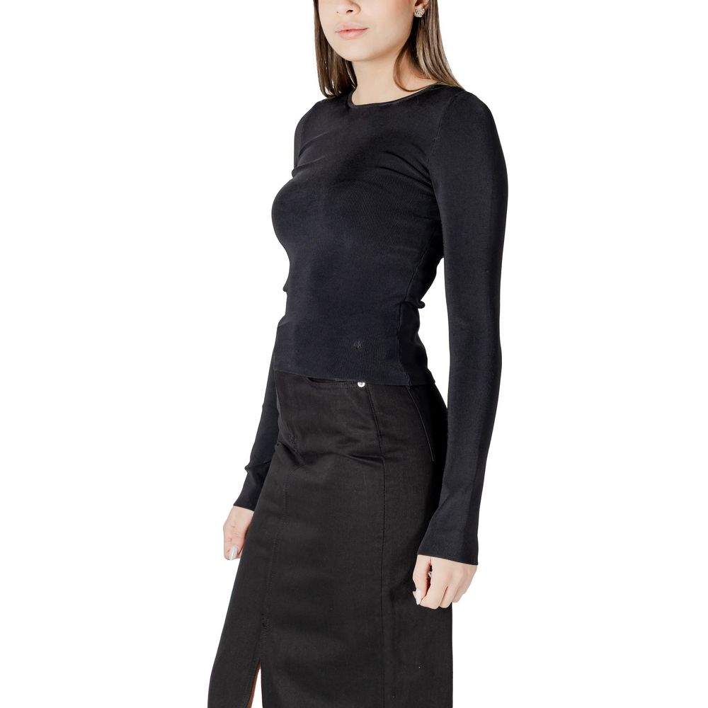 Calvin Klein Jeans Black Rayon Shirt - Luxe Nova