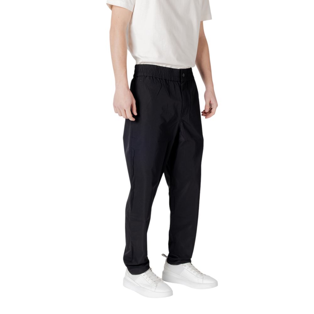 Calvin Klein Jeans Black Polyester Casual Pants - Luxe Nova