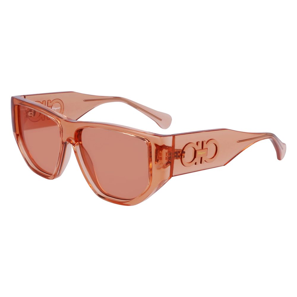 Ferragamo Orange Injected Sunglasses - Luxe Nova
