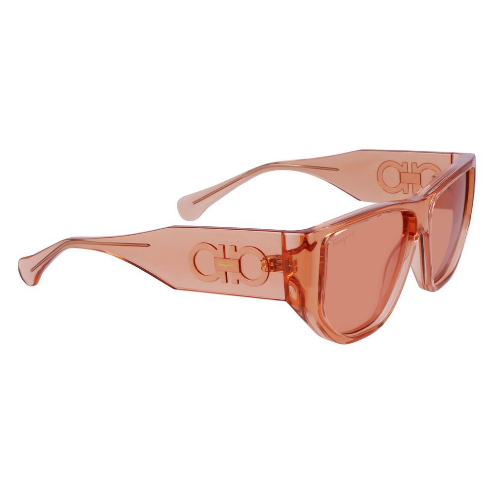 Ferragamo Orange Injected Sunglasses - Luxe Nova