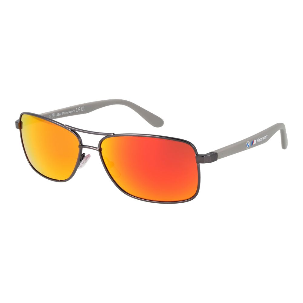 BMW Motorsport Gray Metal Sunglasses - Luxe Nova