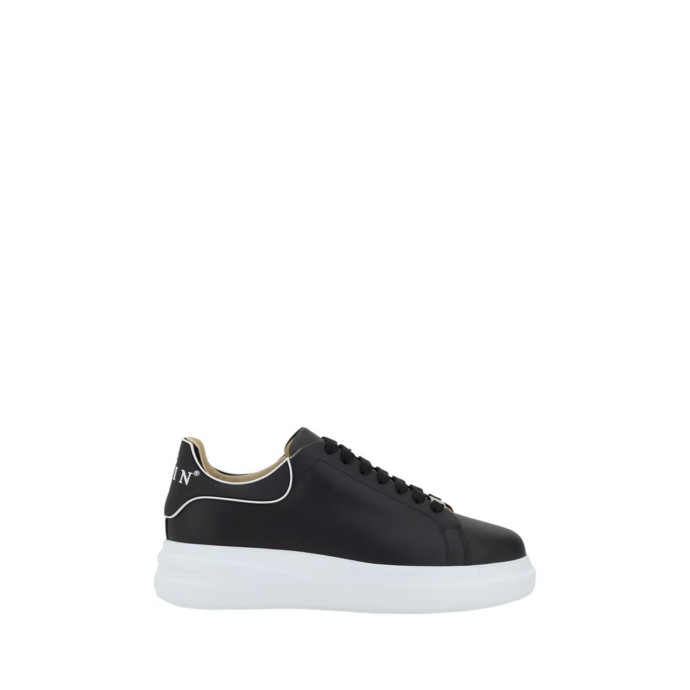 Philipp Plein Black Rubber Low Top Sneakers - Luxe Nova
