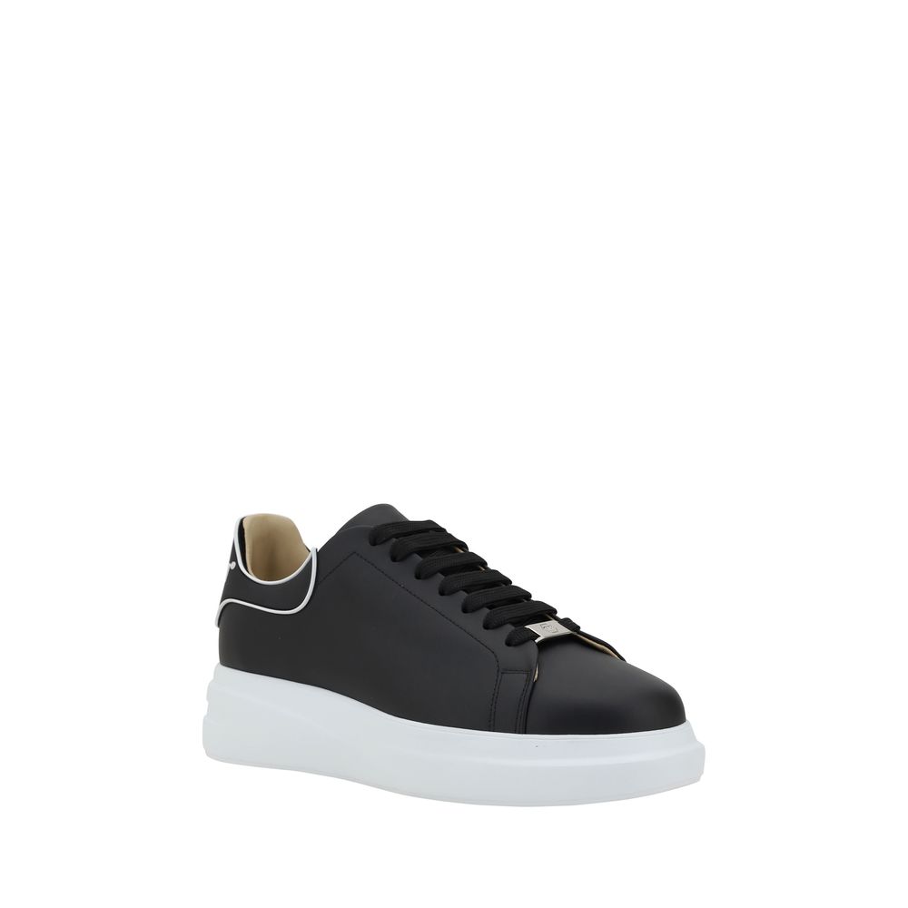 Philipp Plein Black Rubber Low Top Sneakers - Luxe Nova