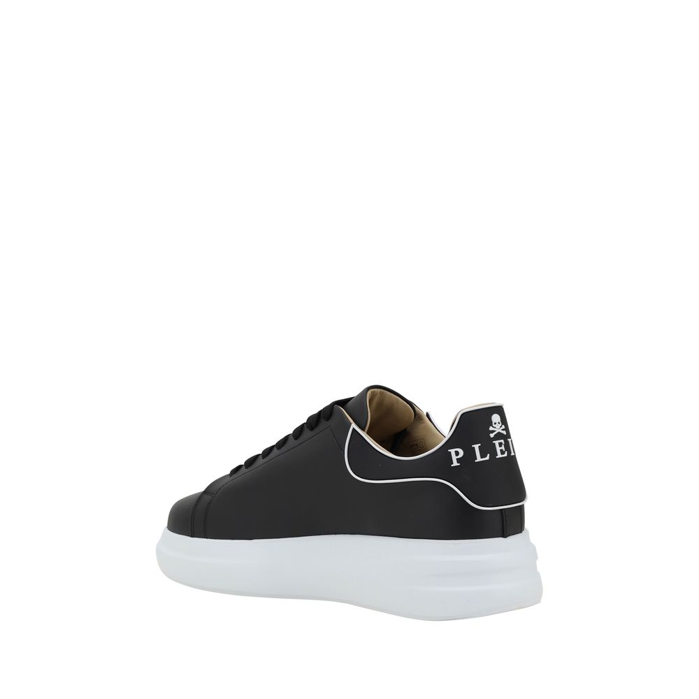 Philipp Plein Black Rubber Low Top Sneakers - Luxe Nova