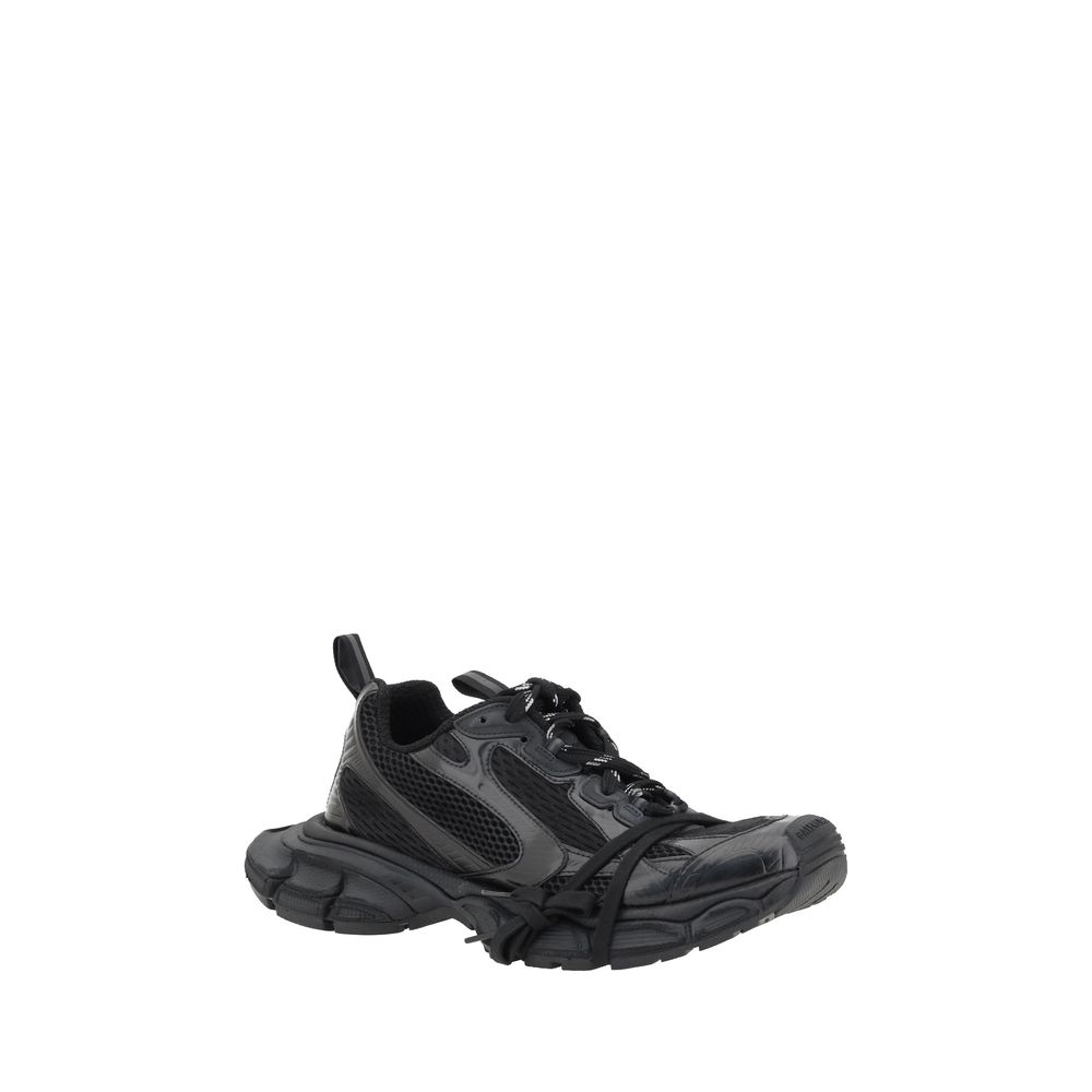 Balenciaga Black Polyester Athletic Sneakers - Luxe Nova