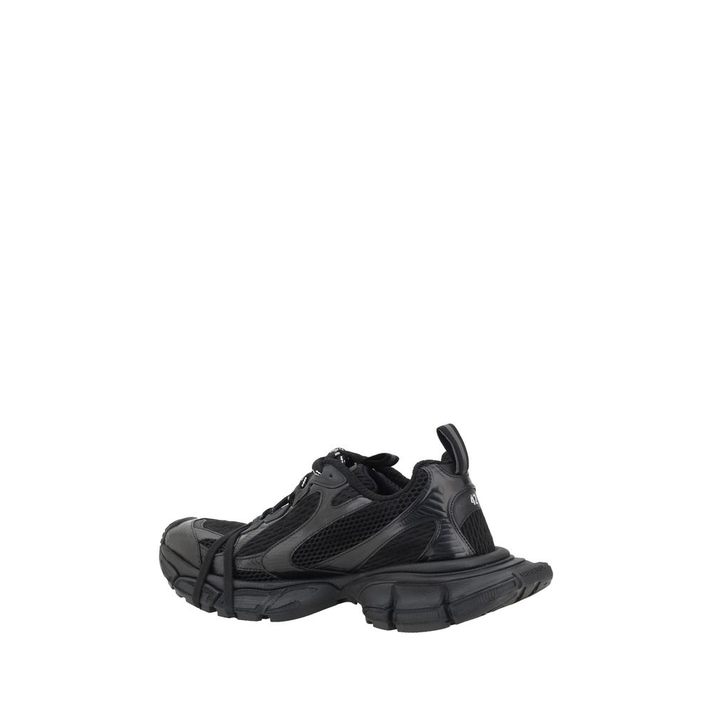 Balenciaga Black Polyester Athletic Sneakers - Luxe Nova