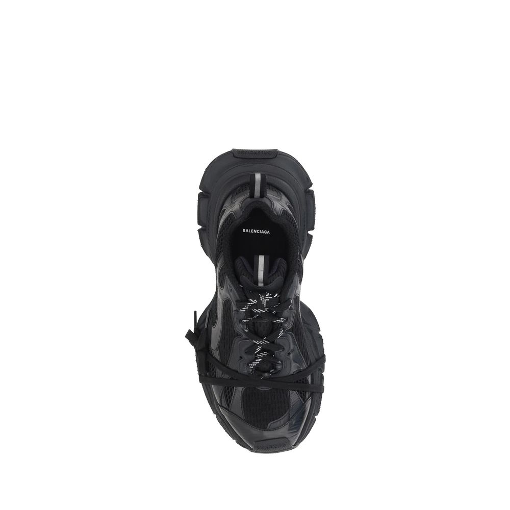 Balenciaga Black Polyester Athletic Sneakers - Luxe Nova