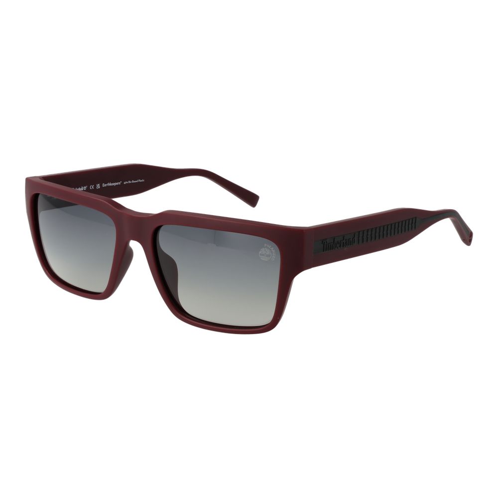 Timberland Burgundy Plastic Sunglasses - Luxe Nova