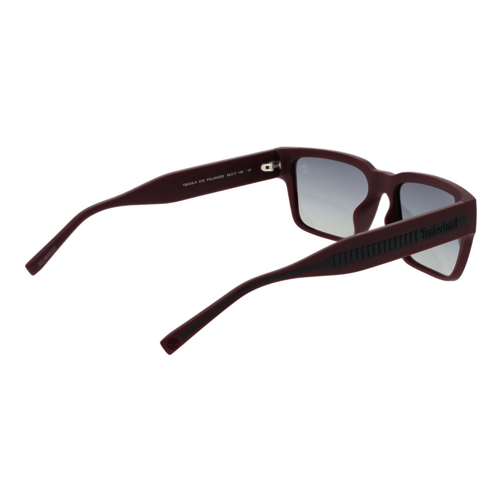 Timberland Burgundy Plastic Sunglasses - Luxe Nova