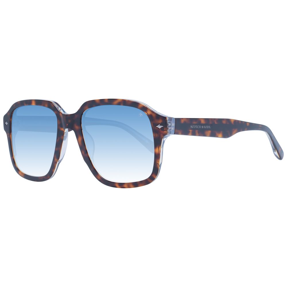 Scotch & Soda Brown Metal Sunglasses - Luxe Nova