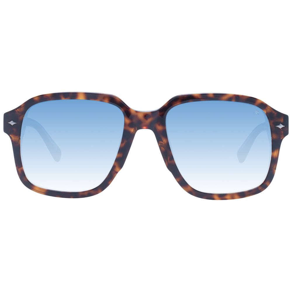 Scotch & Soda Brown Metal Sunglasses - Luxe Nova