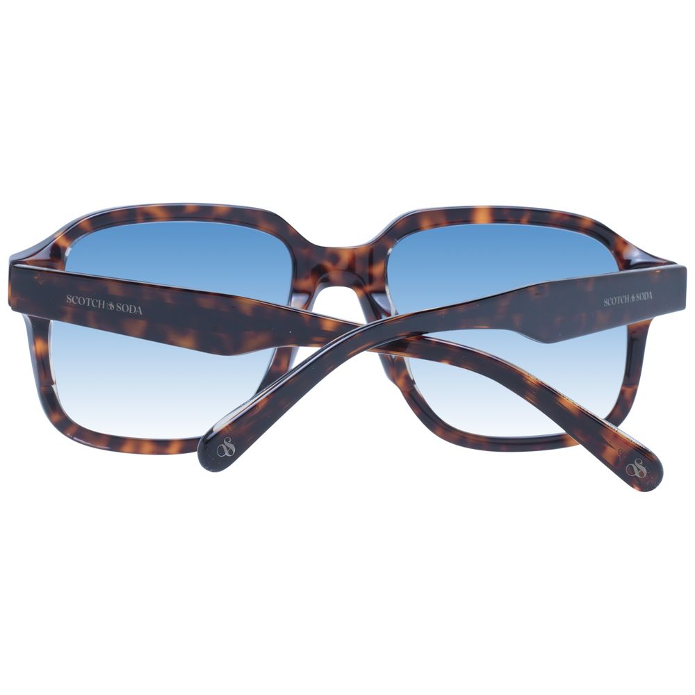 Scotch & Soda Brown Metal Sunglasses - Luxe Nova