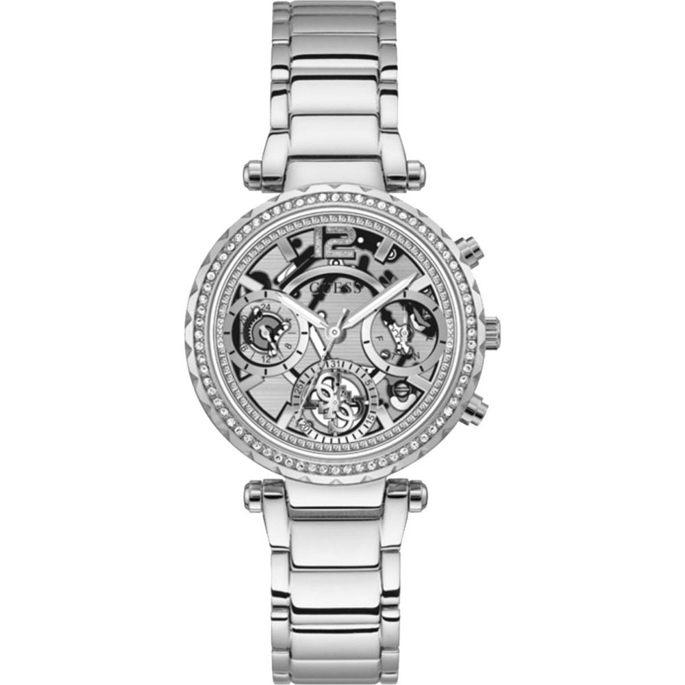 Guess Gray Stainless Steel Dress Watch - Luxe Nova