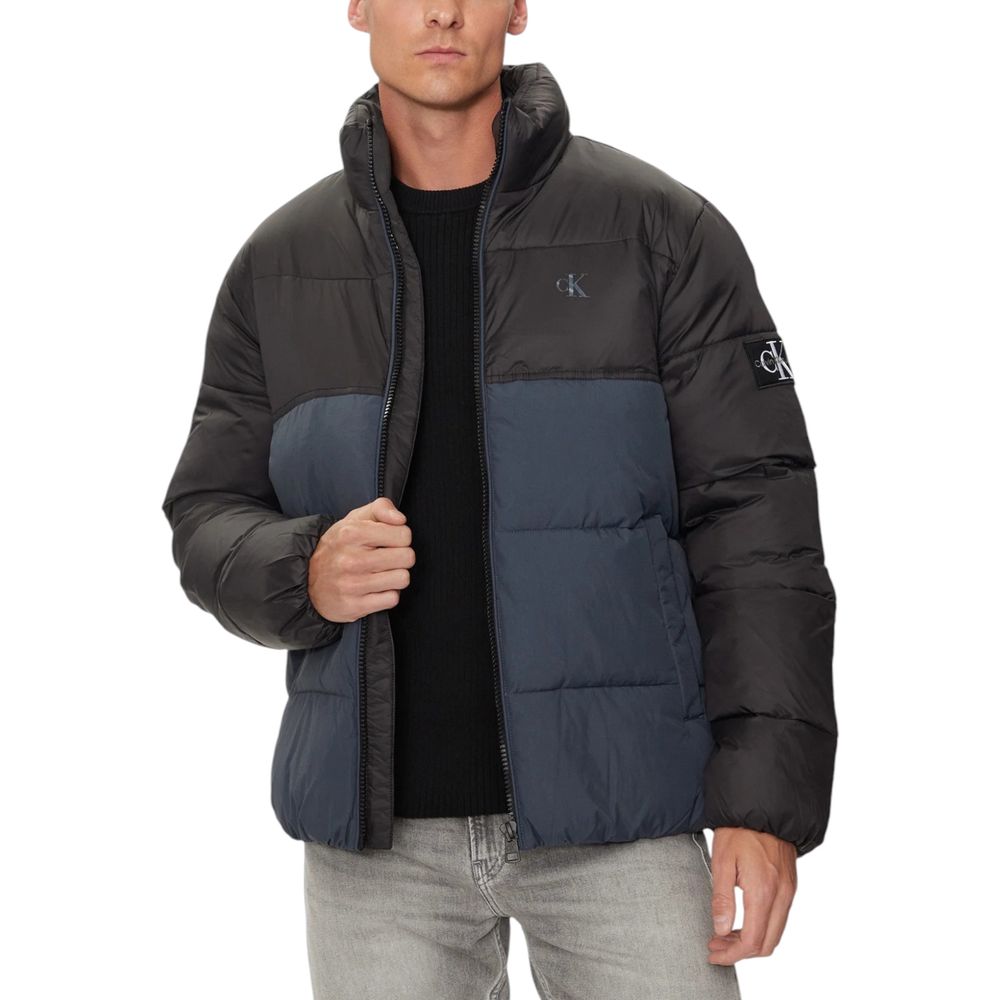 Calvin Klein Jeans Blue Recycled Polyamide Coat - Luxe Nova
