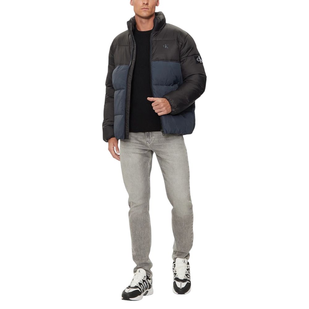 Calvin Klein Jeans Blue Recycled Polyamide Coat - Luxe Nova