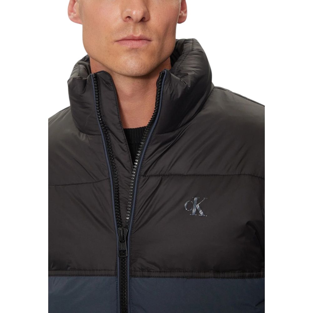 Calvin Klein Jeans Blue Recycled Polyamide Coat - Luxe Nova