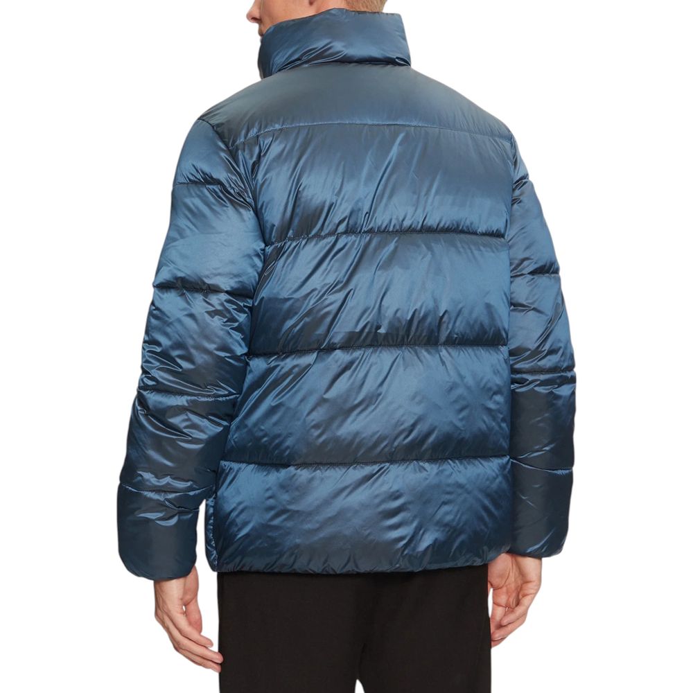 Calvin Klein Jeans Blue Recycled Polyamide Coat - Luxe Nova