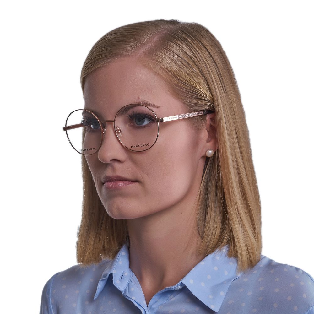 Marciano by Guess Rose Gold Metal Glasses (Frames) - Luxe Nova