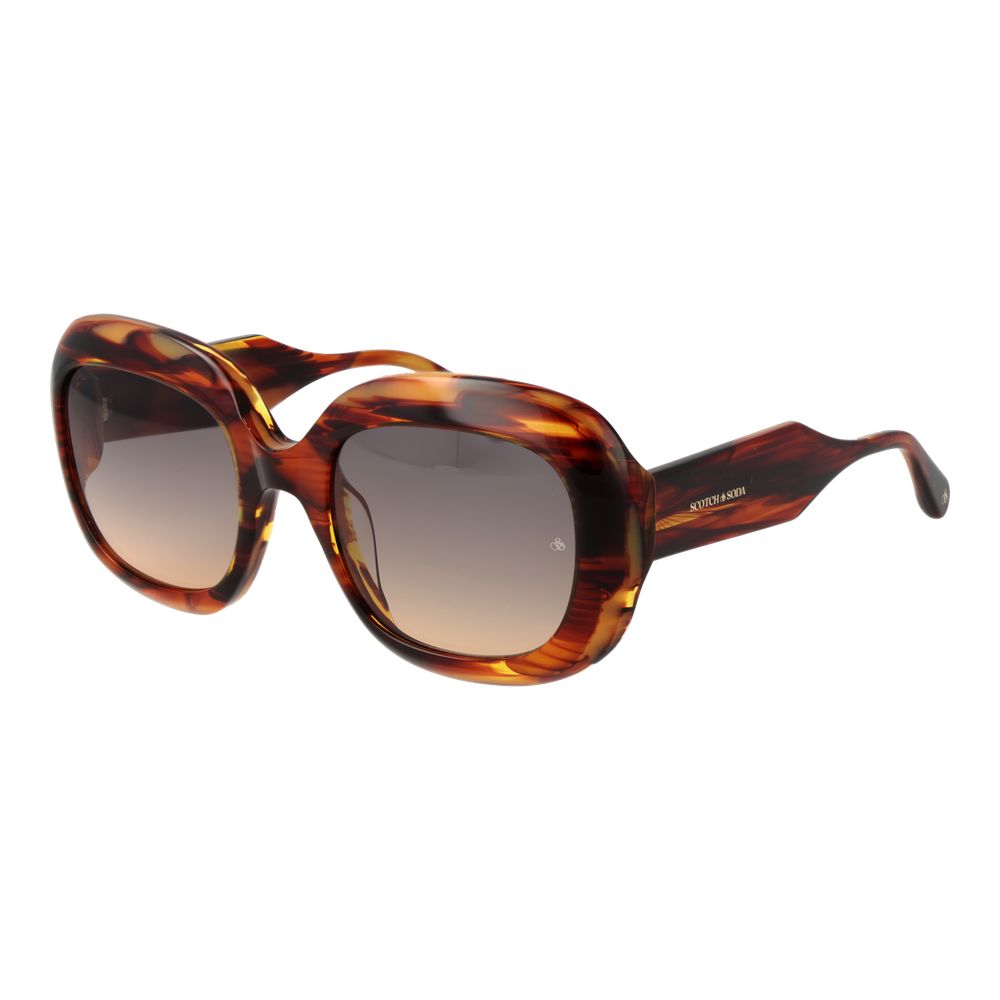 Scotch & Soda Brown Acetate Sunglasses - Luxe Nova