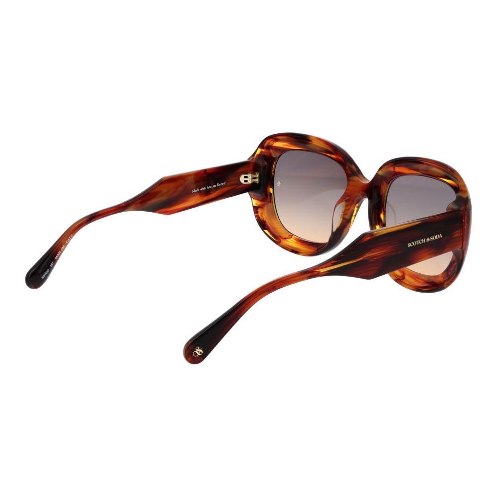 Scotch & Soda Brown Acetate Sunglasses - Luxe Nova