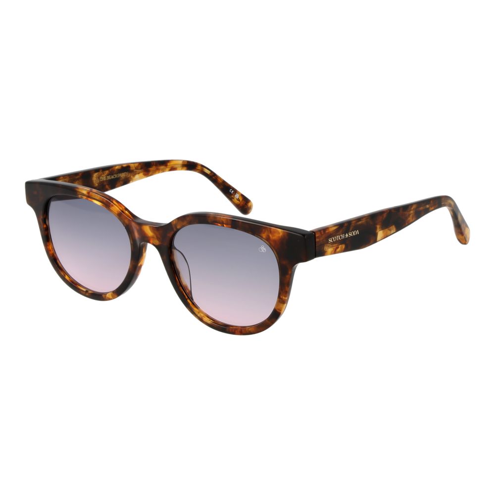 Scotch & Soda Brown Acetate Sunglasses - Luxe Nova