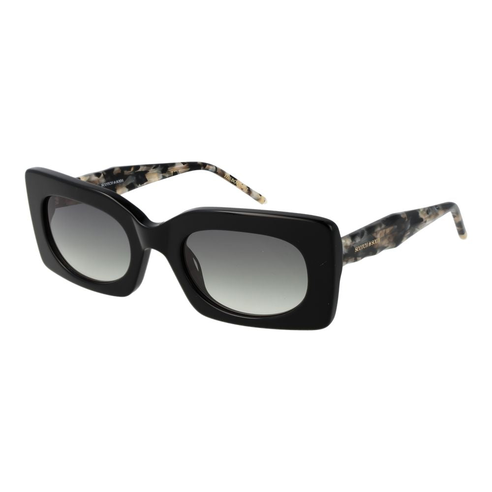 Scotch & Soda Black Acetate Sunglasses - Luxe Nova