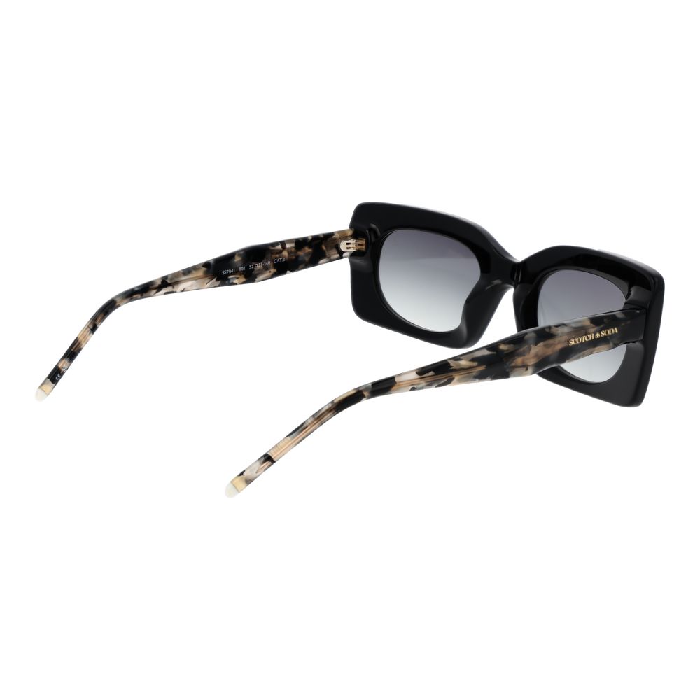 Scotch & Soda Black Acetate Sunglasses - Luxe Nova