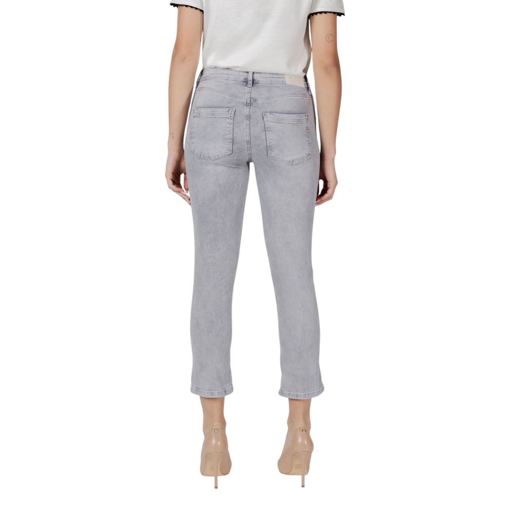 Street One Gray Cotton Skinny Jeans - Luxe Nova