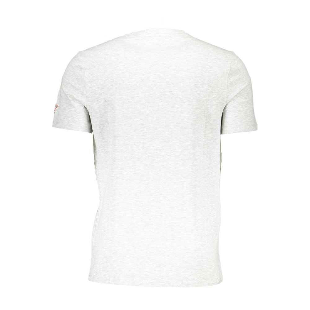 Guess Jeans Grigio Cotton Men T-Shirt - Luxe Nova