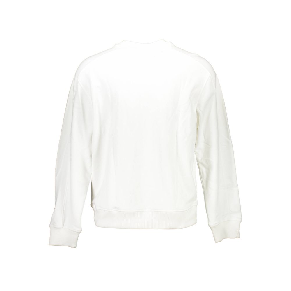 Calvin Klein Bianco Cotton Mens Sweatshirt - Luxe Nova