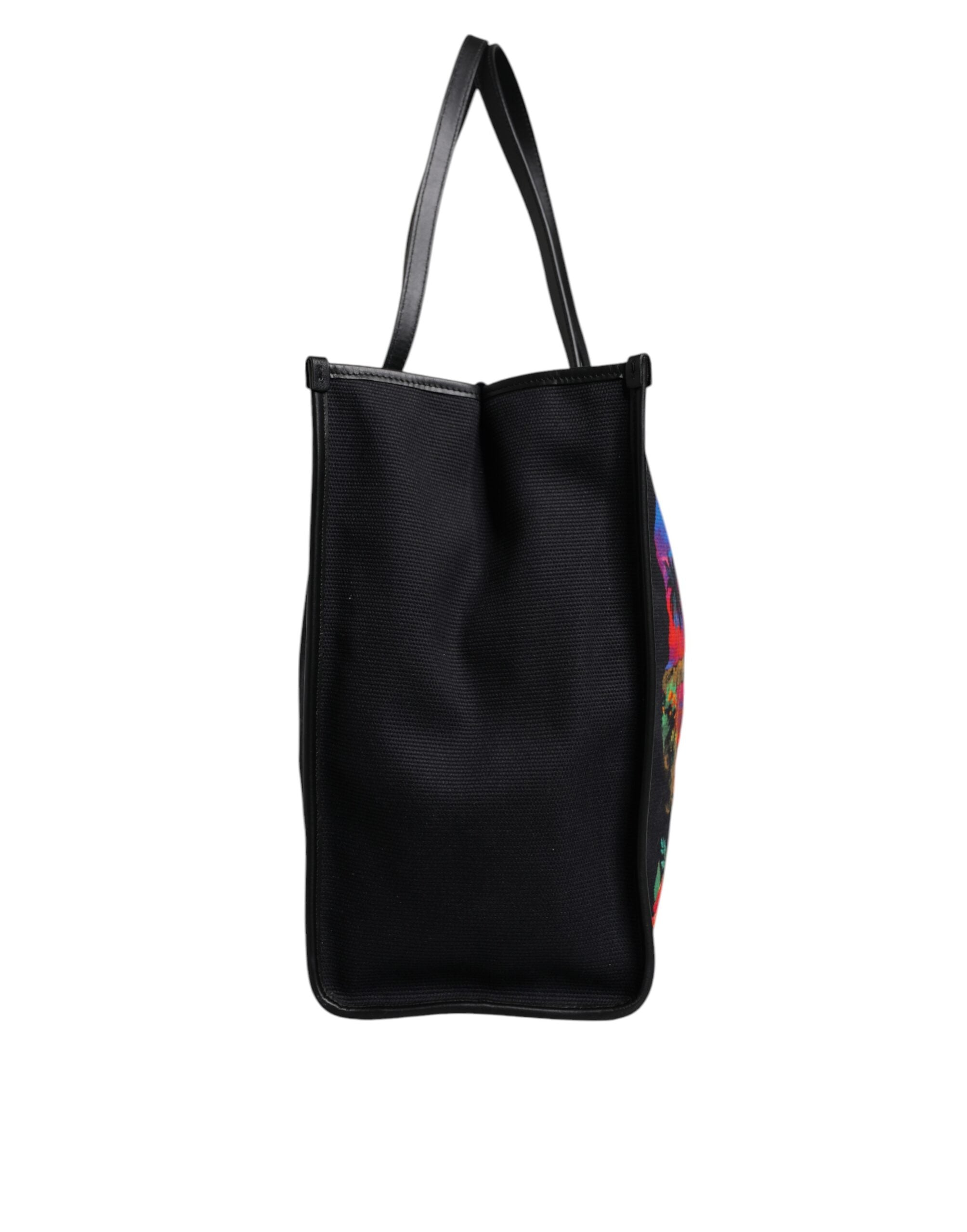 Dolce & Gabbana Multicolor Graphic Printed Top Handle Shopping Tote Bag - Luxe Nova