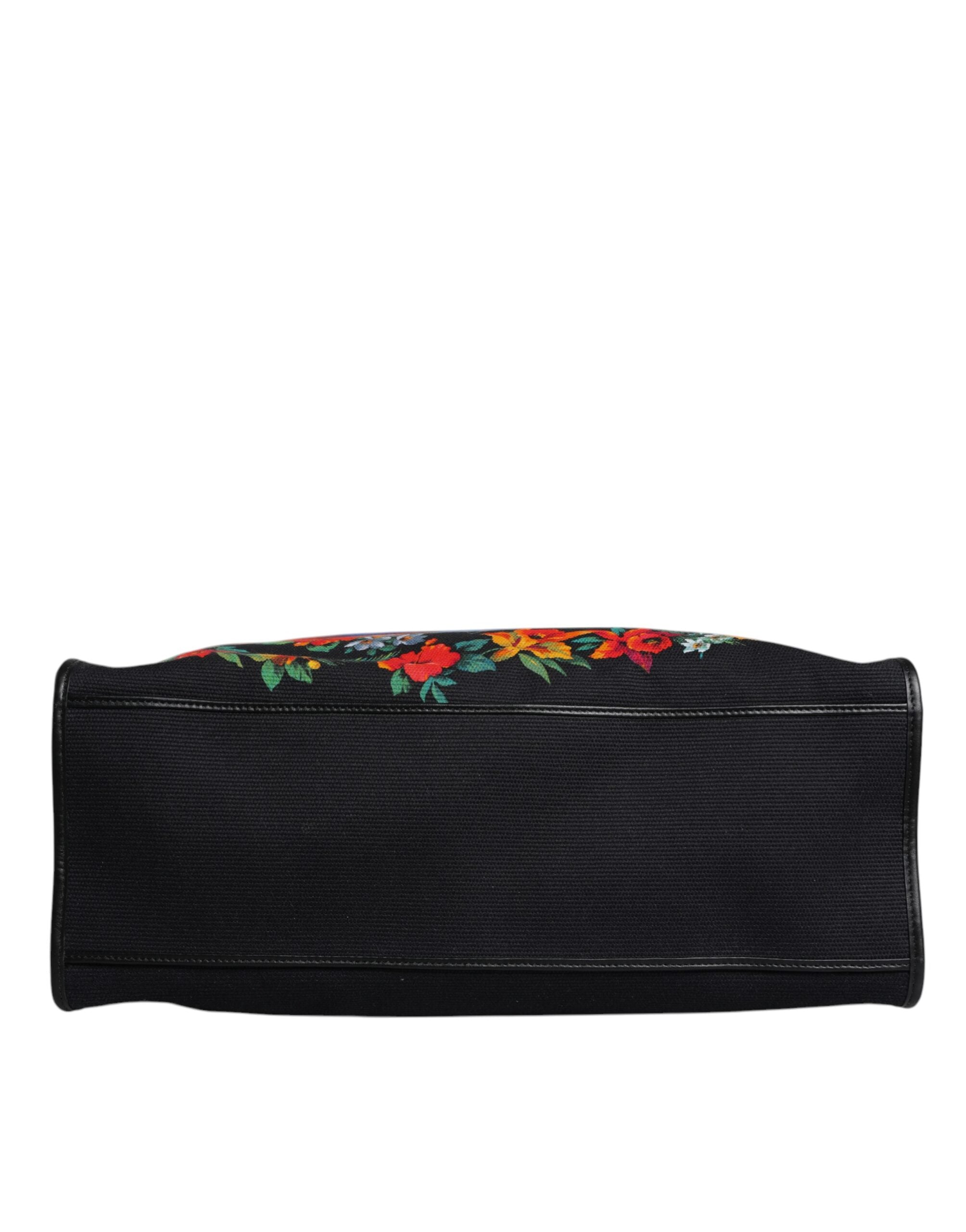 Dolce & Gabbana Multicolor Graphic Printed Top Handle Shopping Tote Bag - Luxe Nova
