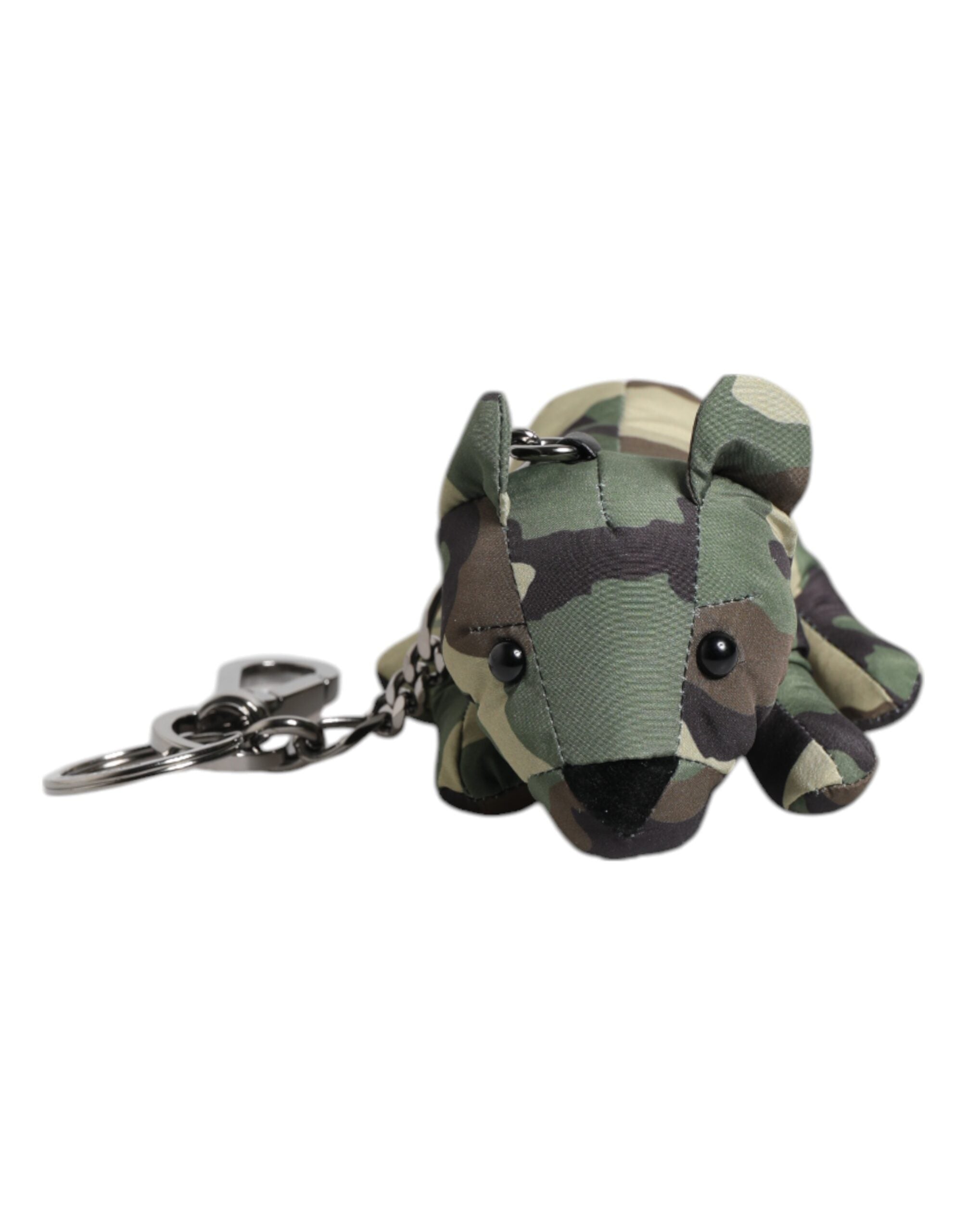 Dolce & Gabbana Multicolor Camouflage Animal Silhouette Keychain Keyring - Luxe Nova