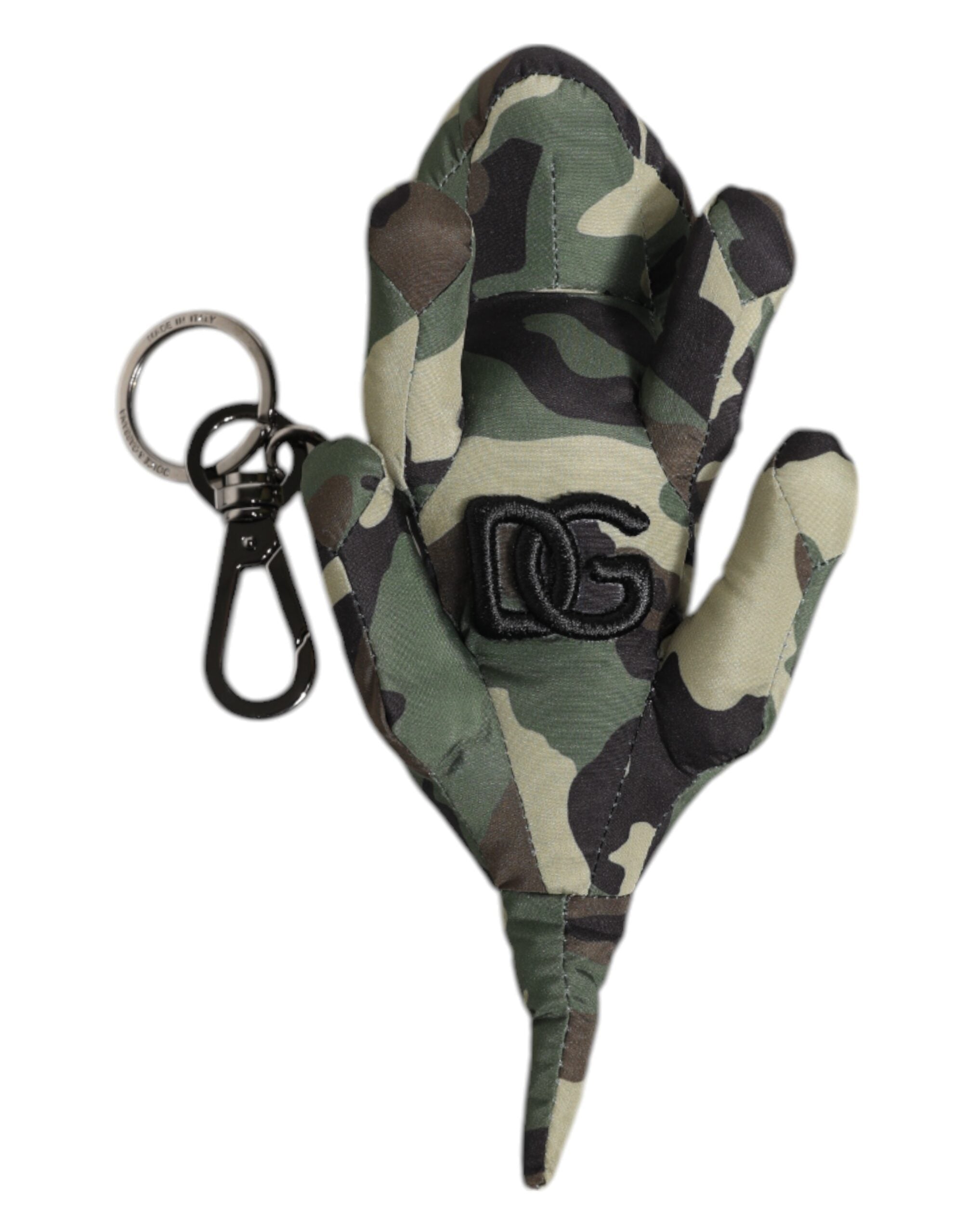 Dolce & Gabbana Multicolor Camouflage Animal Silhouette Keychain Keyring - Luxe Nova