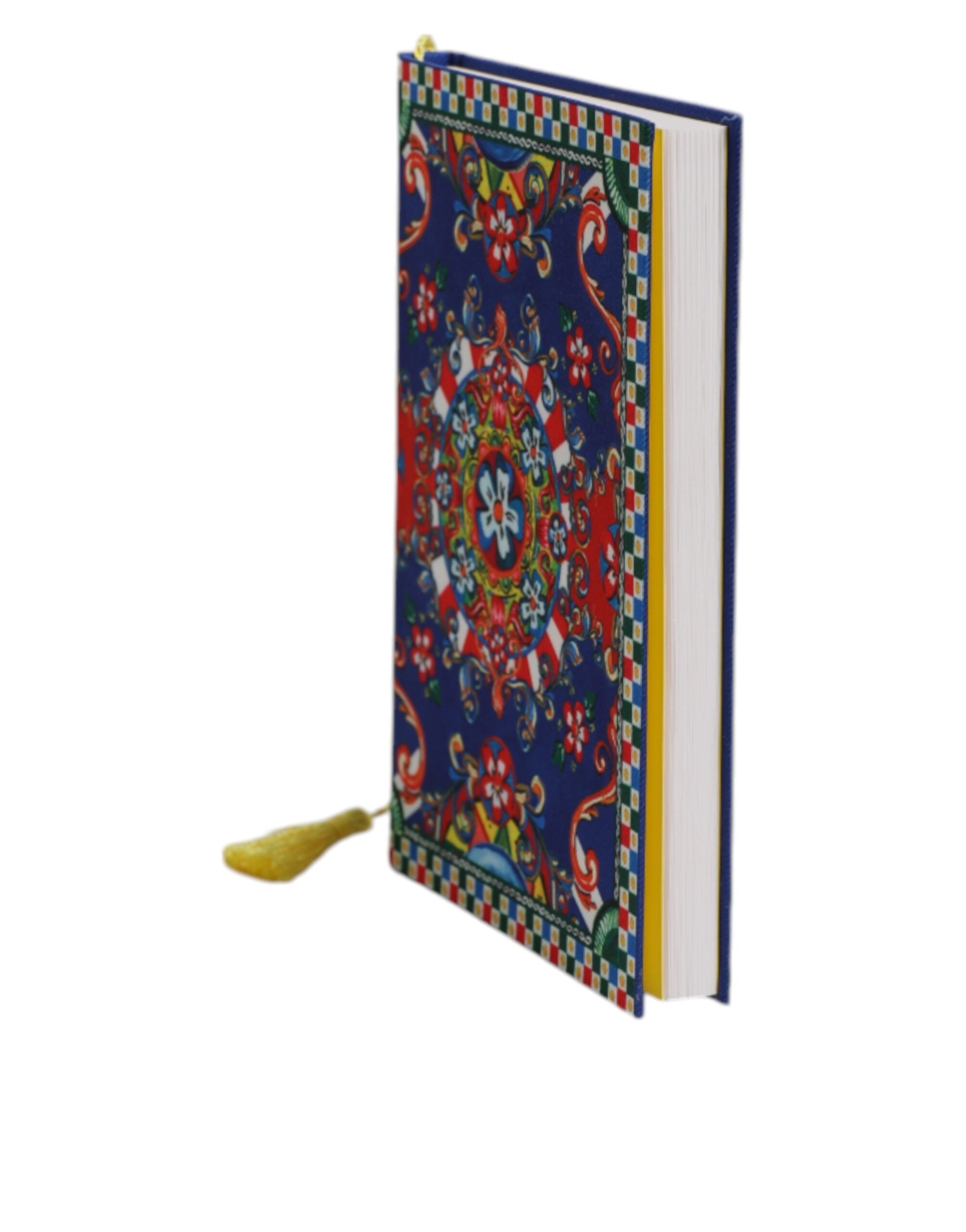 Dolce & Gabbana Multicolor Polyester Carretto Siciliano Print Notebook - Luxe Nova