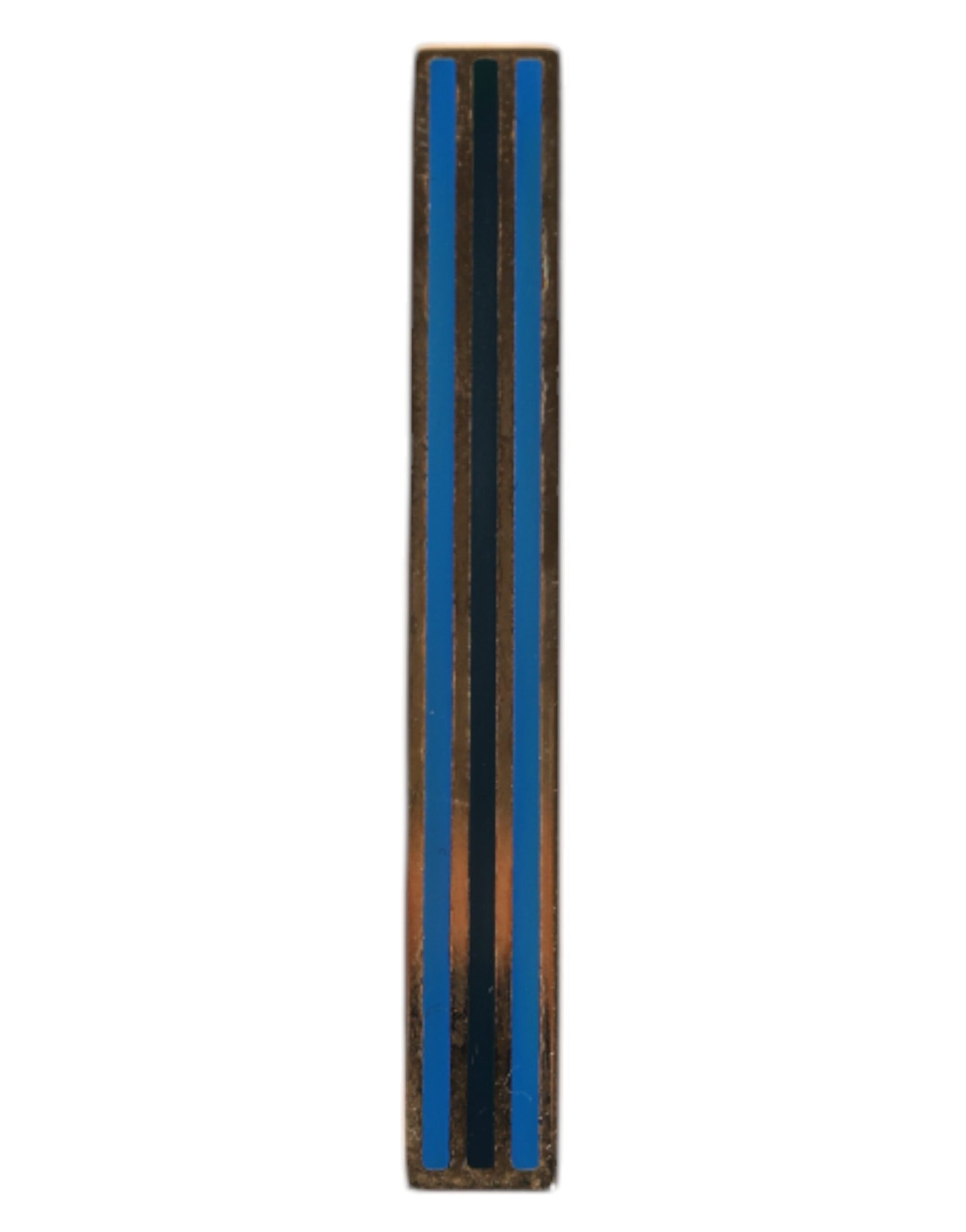 Dolce & Gabbana Gold Tone Brass Logo Branded Tie Clip Bar