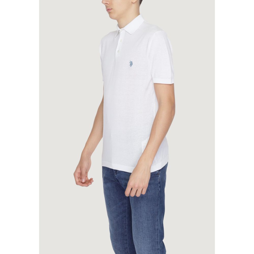 U.S. POLO ASSN. White Cotton Dress Shirt