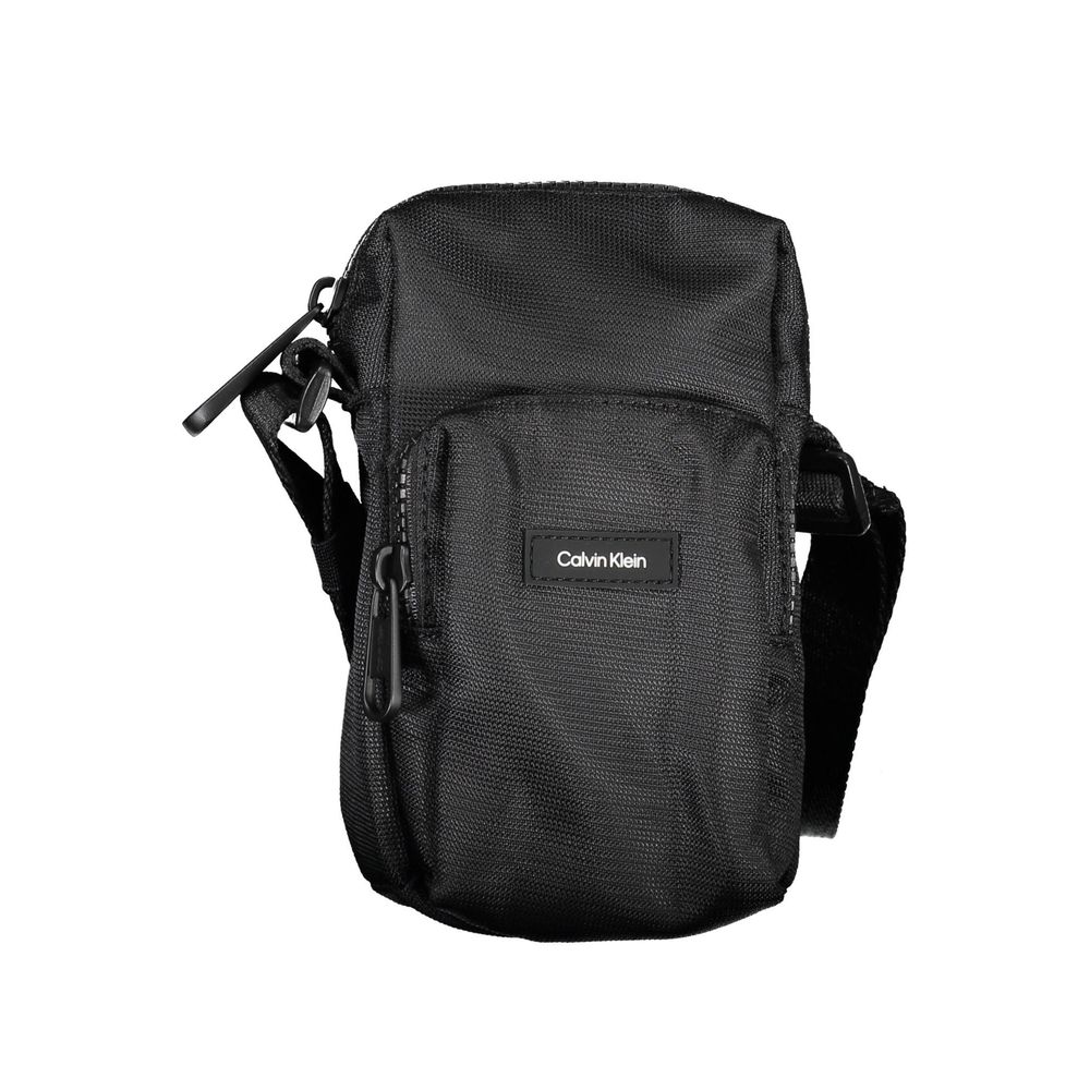Calvin Klein Elegant Black Shoulder Bag with Chic Detailing - Luxe Nova