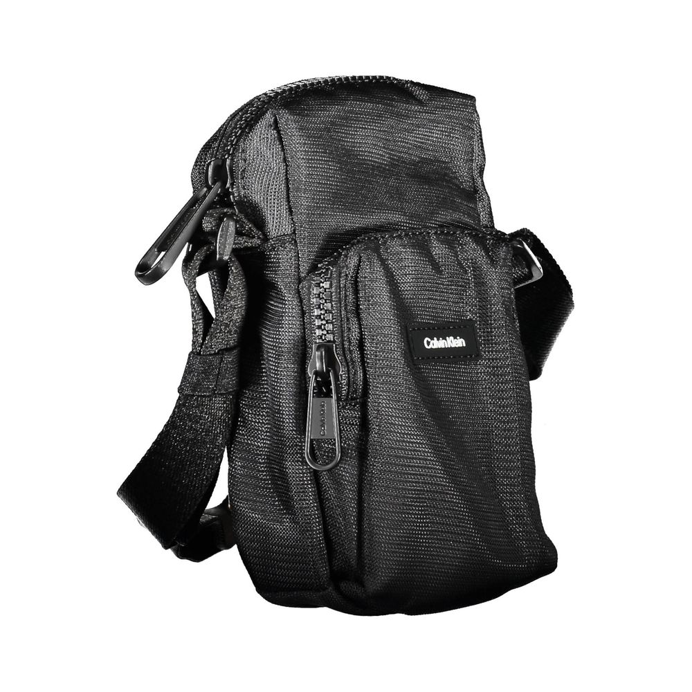 Calvin Klein Elegant Black Shoulder Bag with Chic Detailing - Luxe Nova