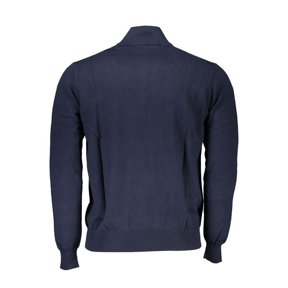 Harmont & Blaine Blue Cotton Men's Sweater - Luxe Nova