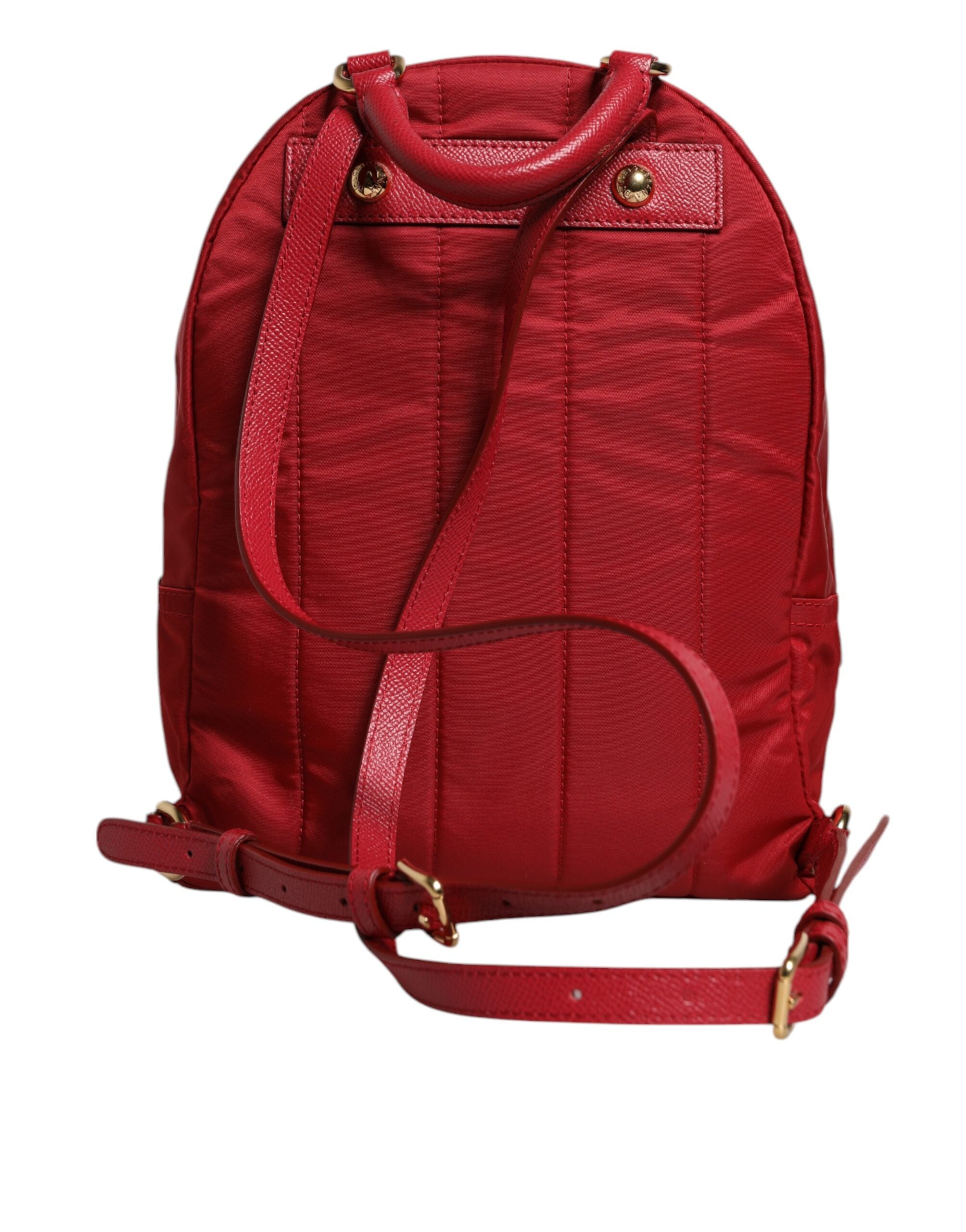 Dolce & Gabbana Red #DGFAMILY VULCANO Embellishment Backpack Bag - Luxe Nova