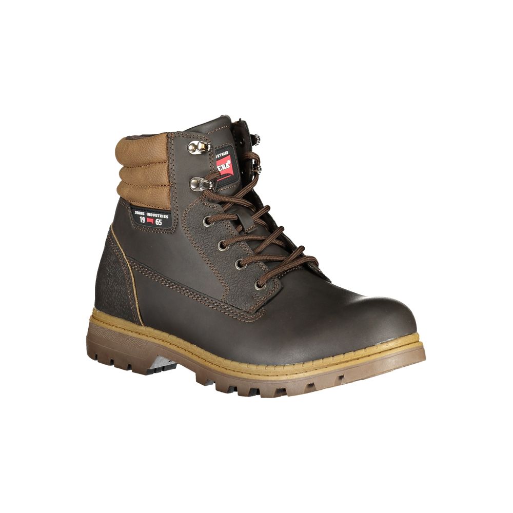 Carrera Marrone Poliuretano Men Ankle Boot - Luxe Nova
