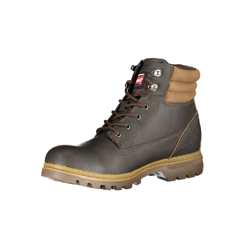 Carrera Marrone Poliuretano Men Ankle Boot - Luxe Nova