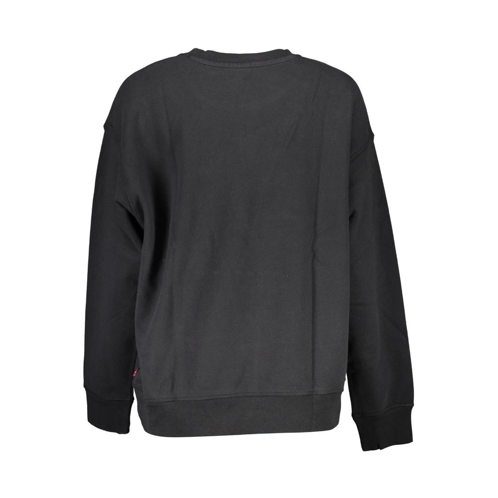 Levi's Black Cotton Women Sweatshirt
