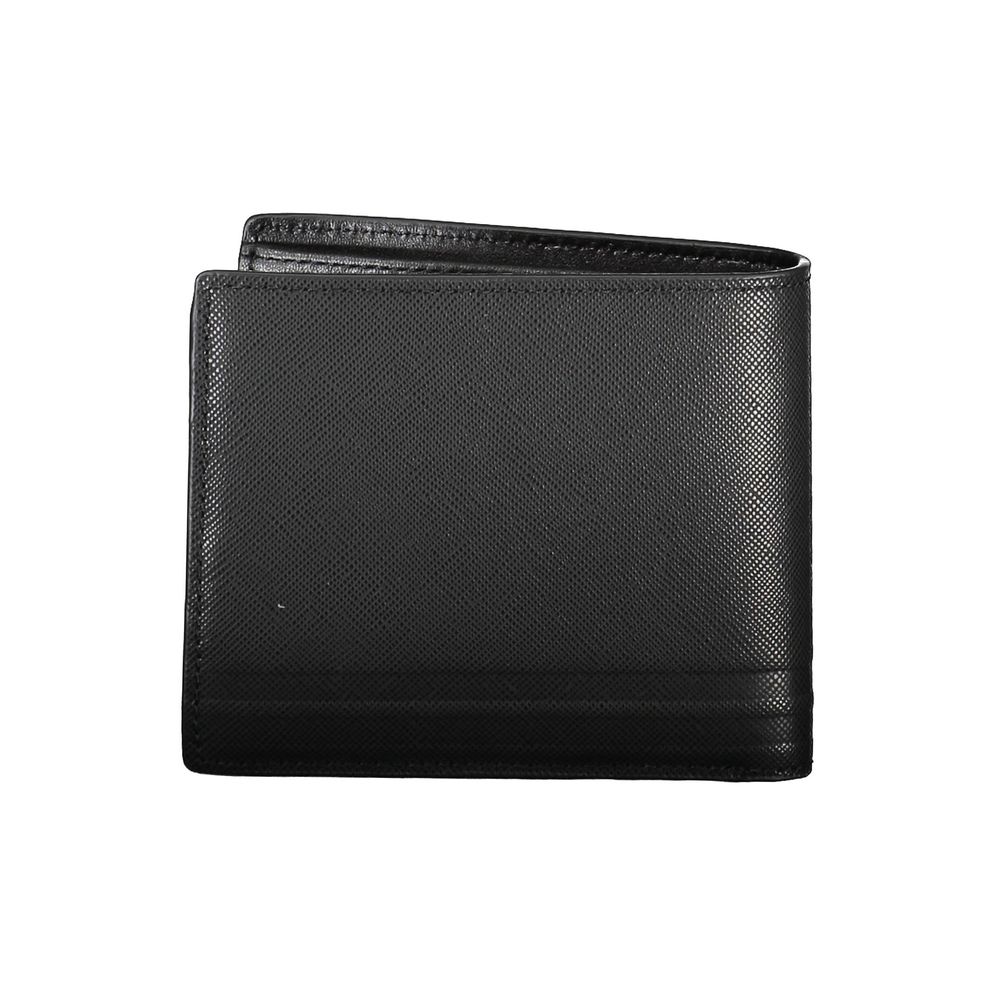 Tommy Hilfiger Black Leather Men Wallet - Luxe Nova