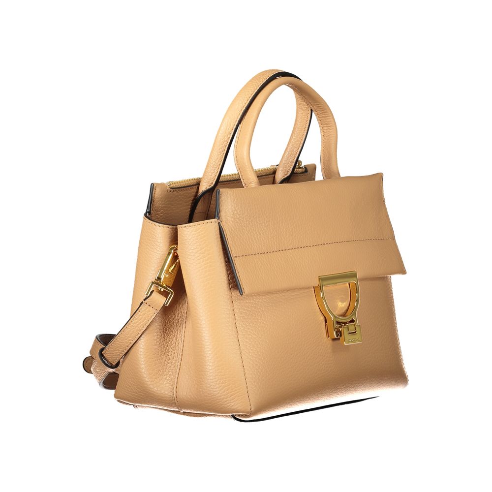 Coccinelle Marrone Leather Women Handbag - Luxe Nova