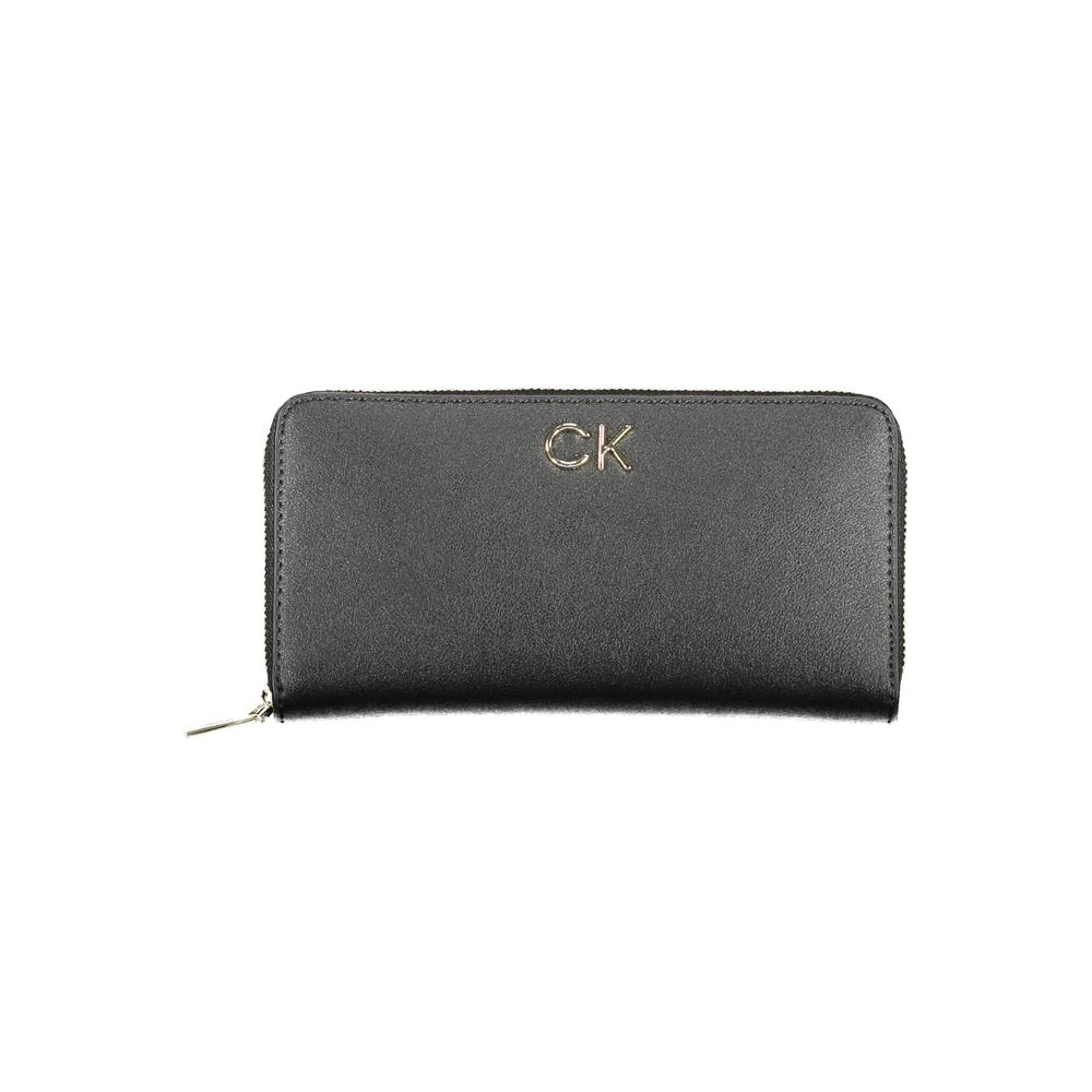 Calvin Klein Black Polyethylene Women Wallet - Luxe Nova