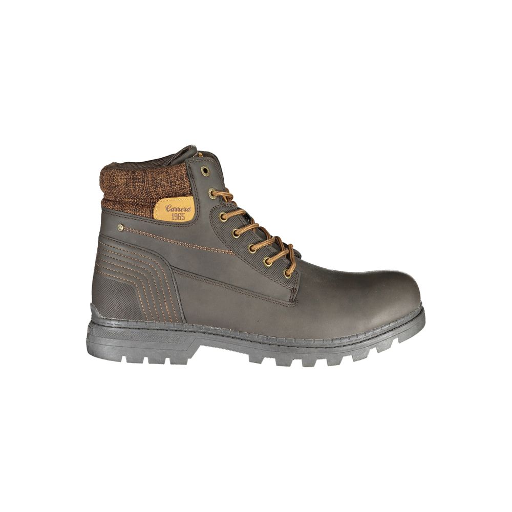Carrera Marrone Polyurethane Mens Boot - Luxe Nova